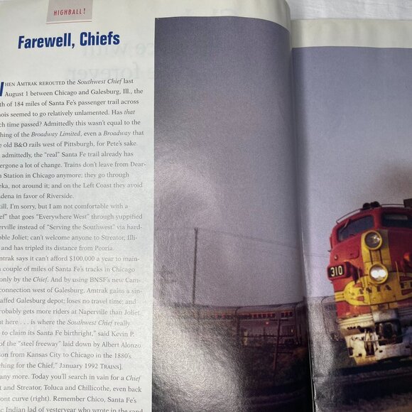 Trains Magazine of Railroading January 1997 Vol 57 No 1 Railroad Enthusiast u - Picture 9 of 11